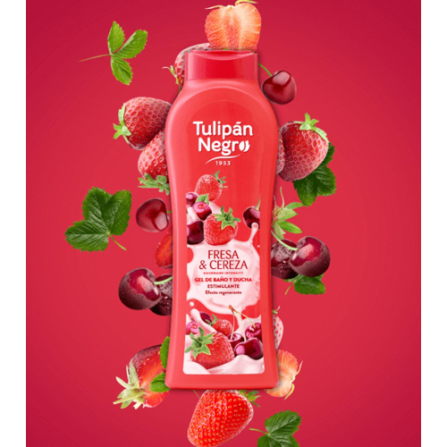 Tulipán Negro - *Gourmand Intensity* - Gel da bagno 650ml - Fresa & Cereza