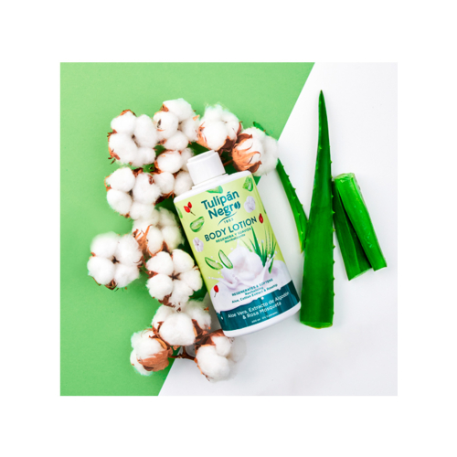 Tulipán Negro - Lozione per il corpo - Aloe Vera, Estratto di cotone e Rosa canina