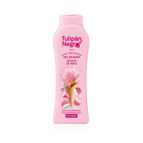 Tulipán Negro - *Yummy Cream Edition* - Gel da bagno 650ml - Besitos de Fresa