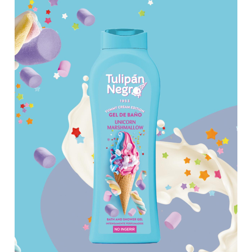 Tulipán Negro - *Yummy Cream Edition* - Gel da bagno 650ml - Unicorn Marshmallow