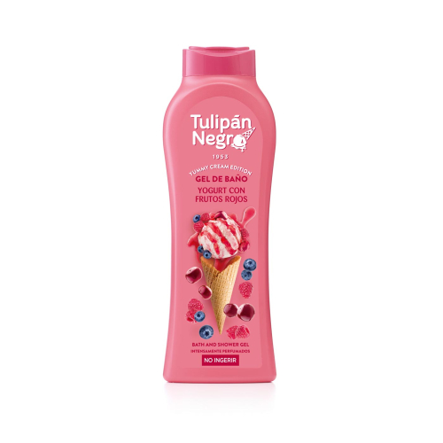 Tulipán Negro - *Yummy Cream Edition* - Gel da bagno 650ml - Yogurt con Frutos Rojos