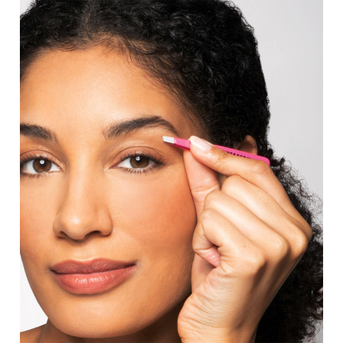 Tweezerman - Mini Clip Slant Tweezer - Rosa Neon
