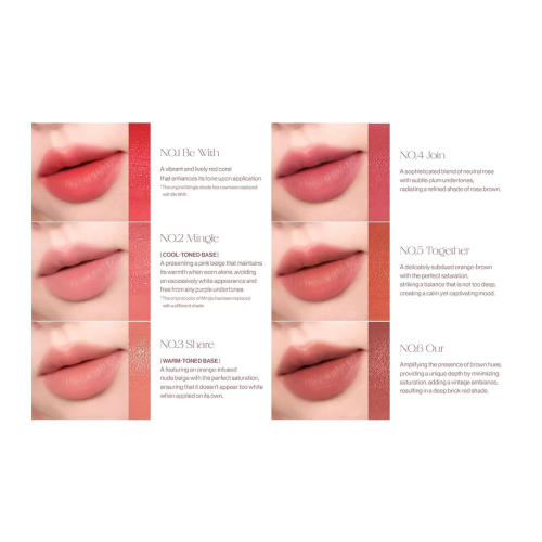 Unleashia - Tinta labbra opaca Luv Hug Velvet Tint - 01: Be With