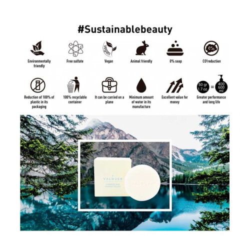 Valquer - Shampoo solido Pure - Capelli grassi