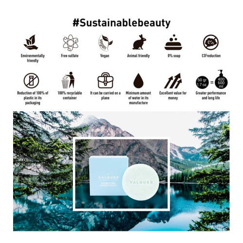 Valquer - Shampoo solido Sky - Capelli normali