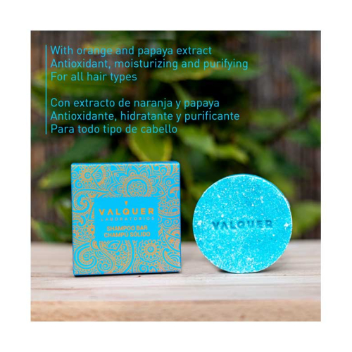 Valquer - Sunrise Solid Shampoo - Estratto di Arancia e Papaya
