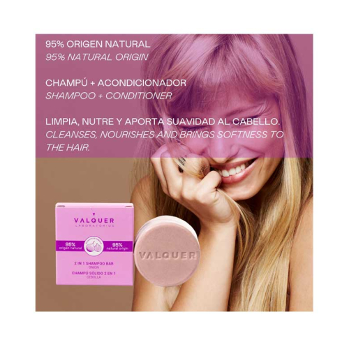Valquer - Shampoo e balsamo solido 2 in 1 - Cipolla