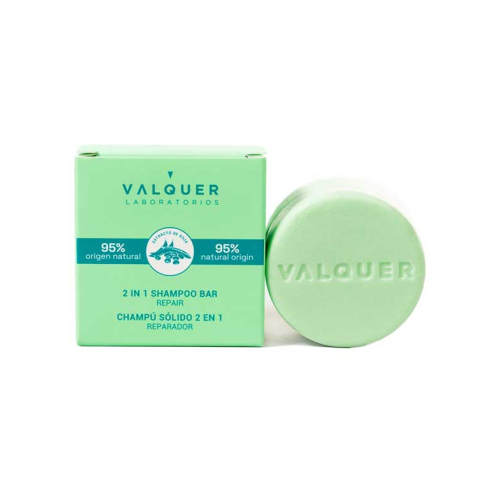 Valquer - Shampoo e balsamo solido 2 in 1 - Riparatore