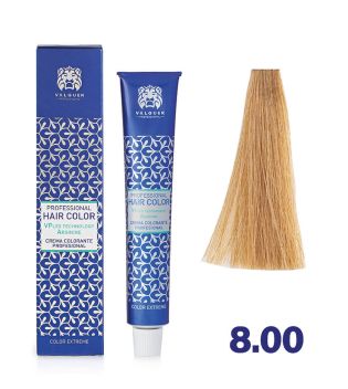 Valquer - Crema colorante professionale per capelli - 8.00: Biondo chiaro