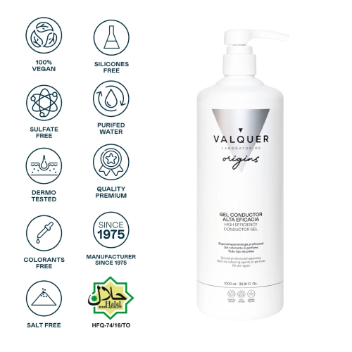Valquer - Gel conduttivo ad alta efficienza 1000ml