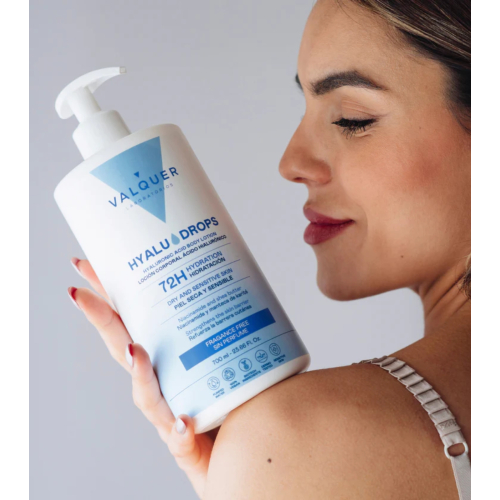 Valquer - Lozione corpo idratante 72 ore Hyaludrops - Senza profumo