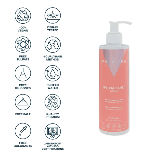 Valquer - Maschera per capelli ricci Special Curls - 275ml