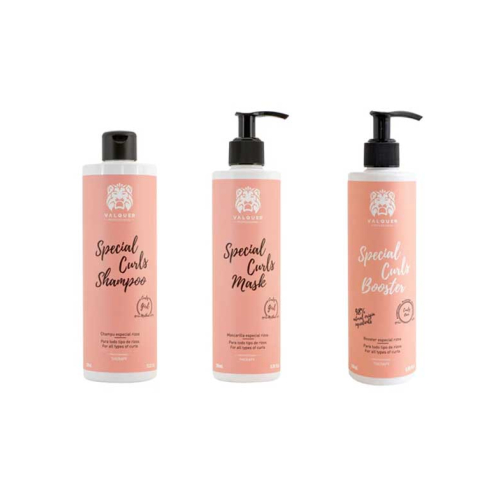 Valquer - Confezione shampoo + maschera + speciale booster ricci