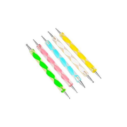 Bifull - Set di perforatori per nail art a doppia estremità