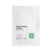 Village 11 Factory - *Active Clean* - Maschera viso idratante e illuminante Sheet Mask Lemon