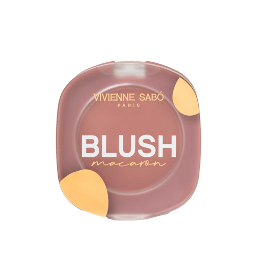 Vivienne Sabó - Blush in polvere opaco Macaron - 04: Natural Pink