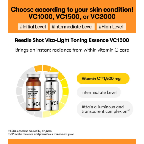 VT Cosmetics - Essenza Tonificante Reedle Shot Vita-Light VC1000