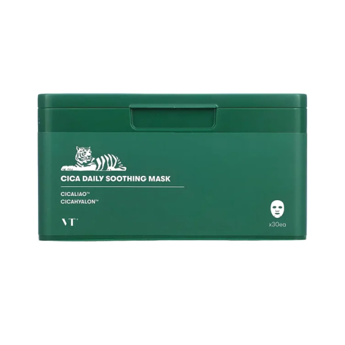 VT Cosmetics - Cica Daily Soothing Confezione maschera viso - 30 unità