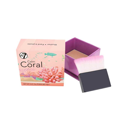 W7 - Fard in polvere The Boxed Blusher - Calm coral
