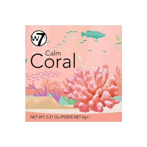 W7 - Fard in polvere The Boxed Blusher - Calm coral