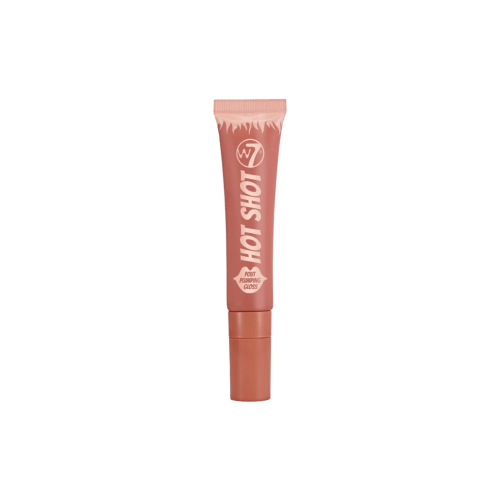 W7 Cosmetics - Brillo di labbra Hot Shot Juicy Plumping - Nude Pulse