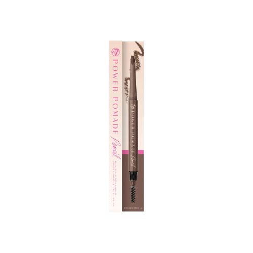 W7 Cosmetics - Matita doppia per sopracciglia Power Pomade - Brown