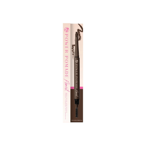 W7 Cosmetics - Matita doppia per sopracciglia Power Pomade - Dark Brown