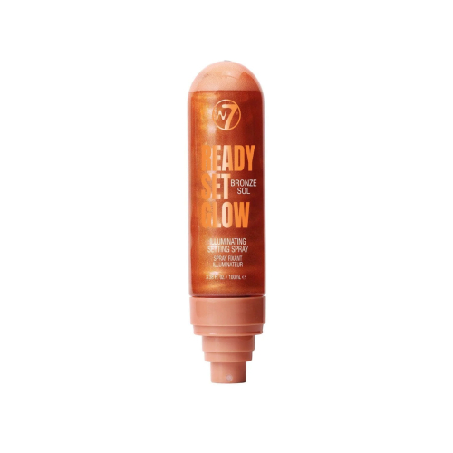 W7 Cosmetics - Spray fissante per trucco Ready, Set, Glow - Bronze Sol