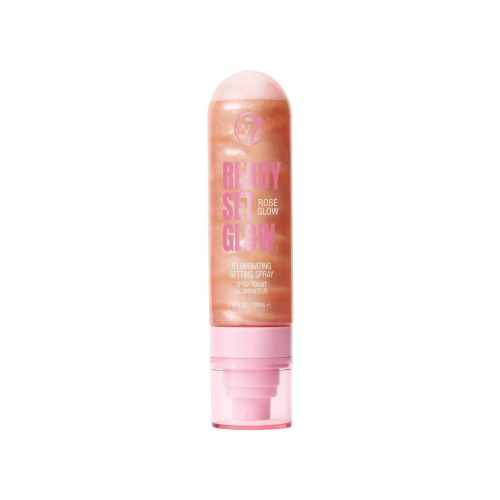 W7 Cosmetics - Spray fissante per trucco Ready, Set, Glow - Rose Glow