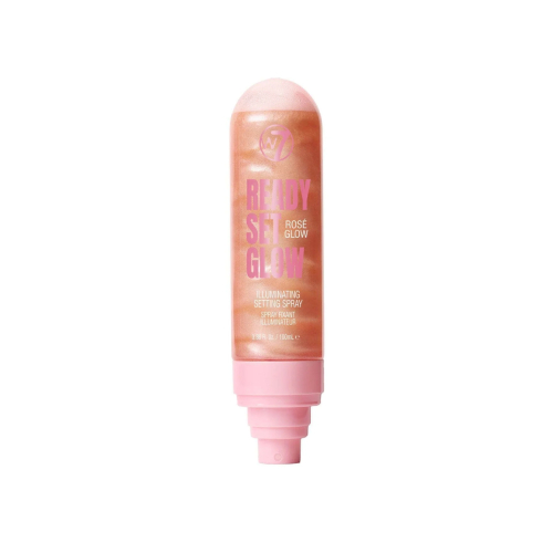 W7 Cosmetics - Spray fissante per trucco Ready, Set, Glow - Rose Glow