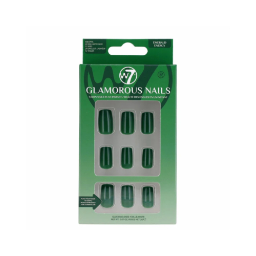 W7 Cosmetics - Unghie finte Glamorous Nails - Emerald Energy