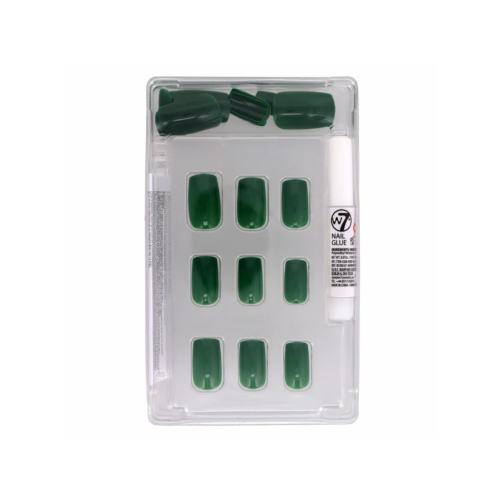 W7 Cosmetics - Unghie finte Glamorous Nails - Emerald Energy