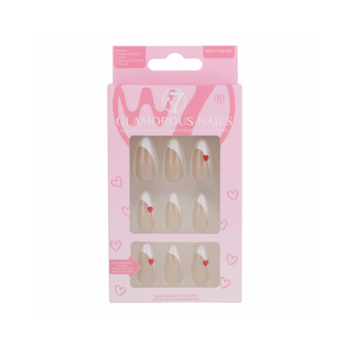 W7 Cosmetics - Unghie finte Glamorous Nails - Sweet-Heart