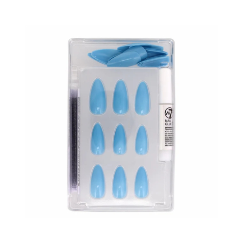 W7 Cosmetics - Unghie finte Glamorous Nails - Whisper Blue