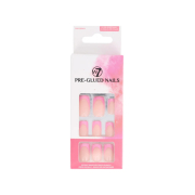 W7 Cosmetics - Uñas postizas Pre-Glued Nails - Pink French