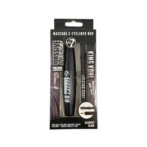 W7 - Duo di mascara Massive Lashes e eyeliner King Kohl