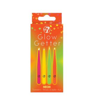 W7 - *Glow Getter* - Set di pinzette al neon