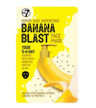 W7 - Maschera viso Super Skin Superfood - Banana Blast