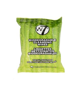 W7 - Pack 2 x salviettine struccanti biodegradabili