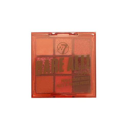 W7 - Palette di pigmenti pressati Bare All - Raw