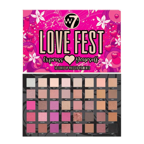 W7 - Palette di pigmenti pressati Love Fest