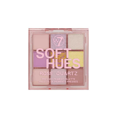 W7 - Palette di pigmenti pressati Soft Hues - Rose Quartz