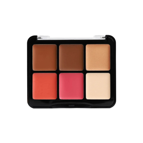 W7 - Palette viso in crema Lets face it! - Soft glow
