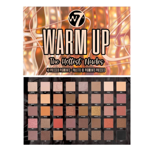 W7 - Palette di ombretti Warm Up