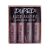 W7 - Set Rossetti opachi liquidi Duped! - Nice Nudes