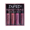 W7 - Set Rossetti opachi liquidi Duped! - Perfect Pinks!