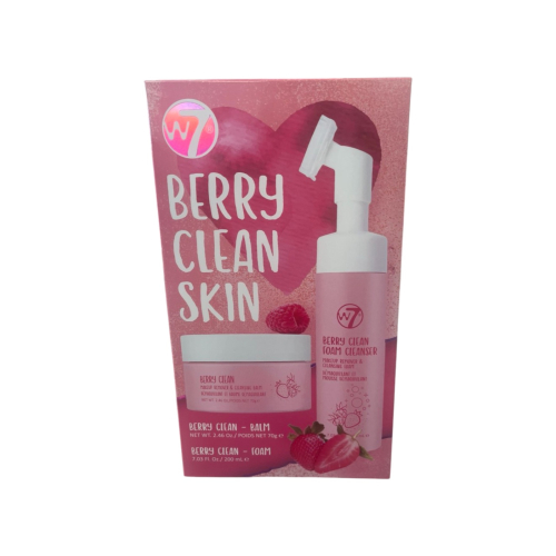 W7 - Set di doppia pulizia Berry Clean Skin