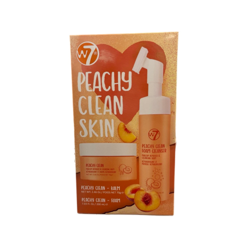 W7 - Set di doppia pulizia Peachy Clean Skin