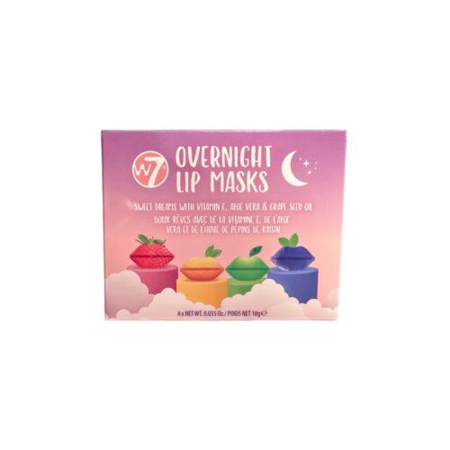 W7 - Set per la cura delle labbra Overnight Lip Mask