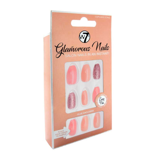 W7 - Unghie finte Glamorous Nails - Cupcake Icing